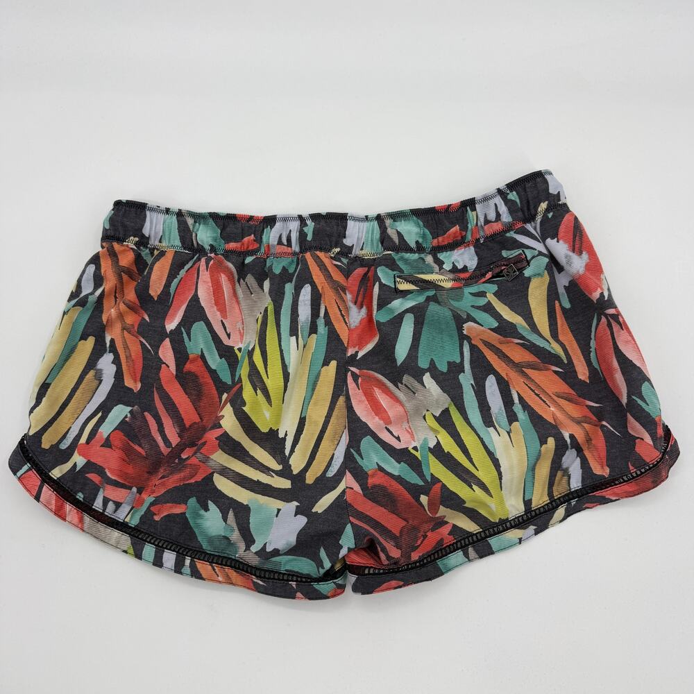 PRANA Casual Shorts Size L Retro Floral Tropical Print No Liner 2.5 Inch Inseam - Picture 3 of 5